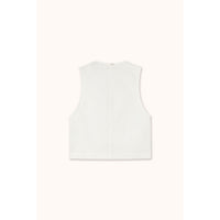 The Tiny Big Sister Off White Frills Top