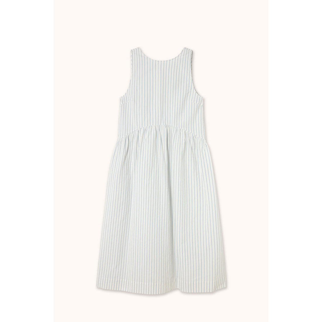 The Tiny Big Sister White Striped Dress