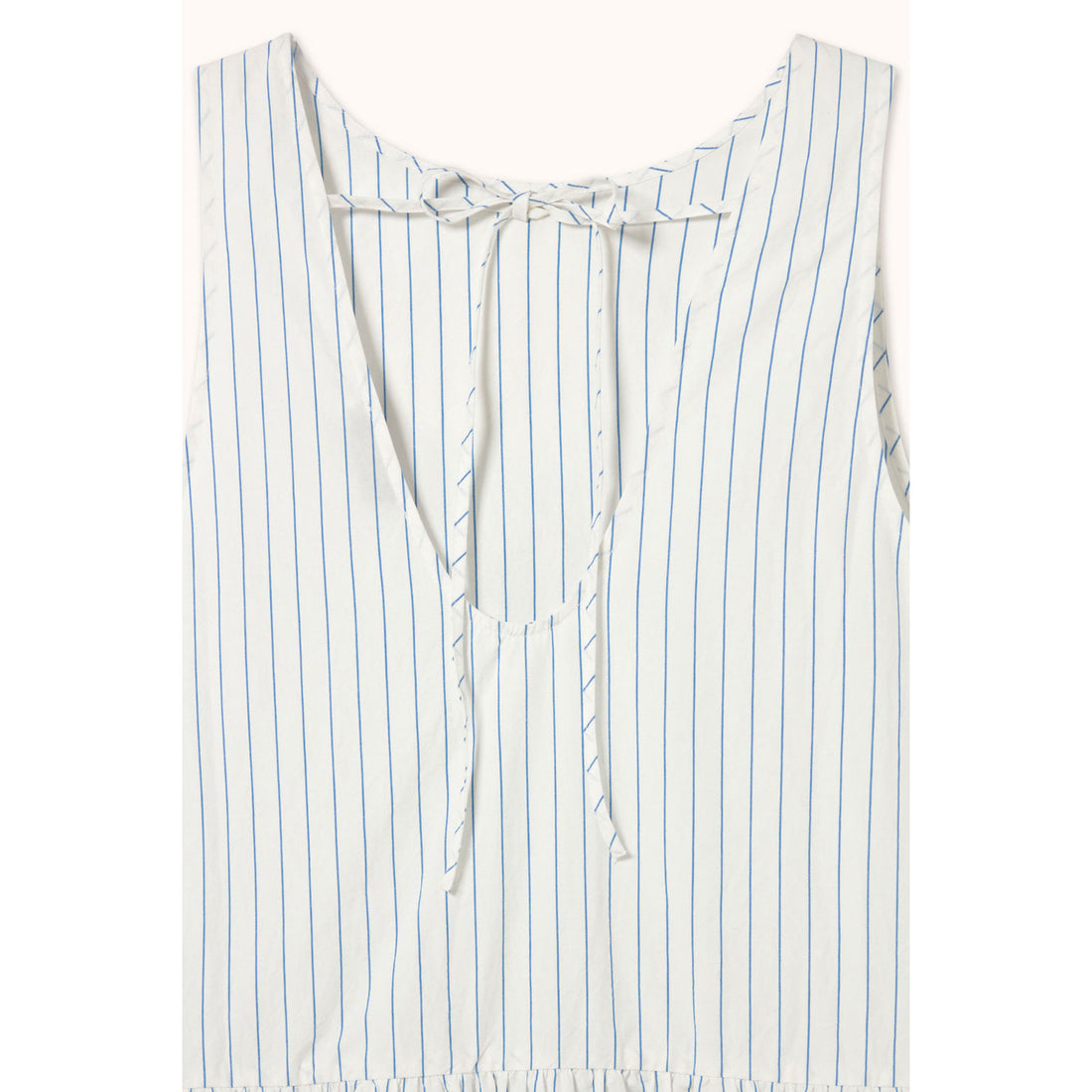 The Tiny Big Sister White Striped Dress