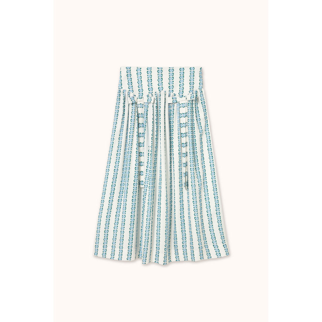 The Tiny Big Sister White Flowers Skirt