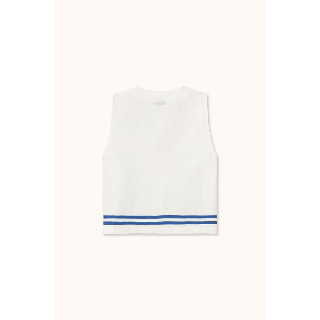 The Tiny Big Sister Off-White Stripes Vest
