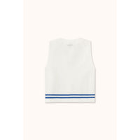 The Tiny Big Sister Off-White Stripes Vest