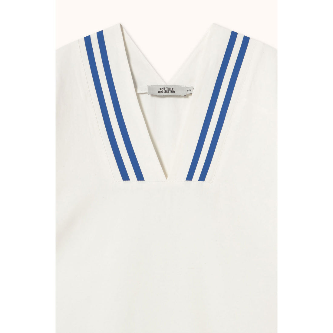 The Tiny Big Sister Off White Stripes Dress