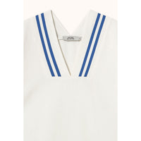 The Tiny Big Sister Off White Stripes Dress