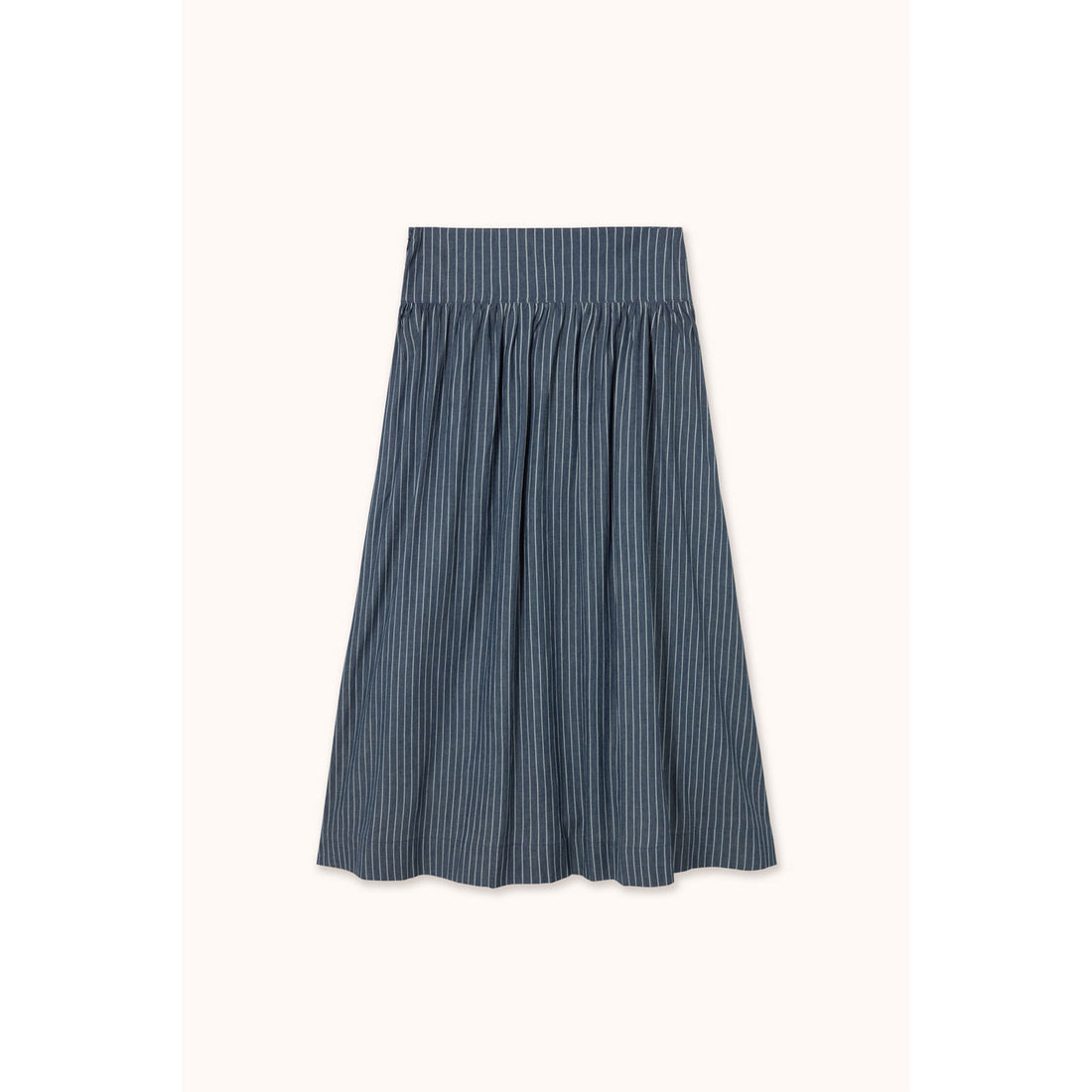 The Tiny Big Sister Light Navy Striped Skirt