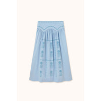 The Tiny Big Sister Blue Flowers Skirt