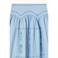 The Tiny Big Sister Blue Flowers Skirt