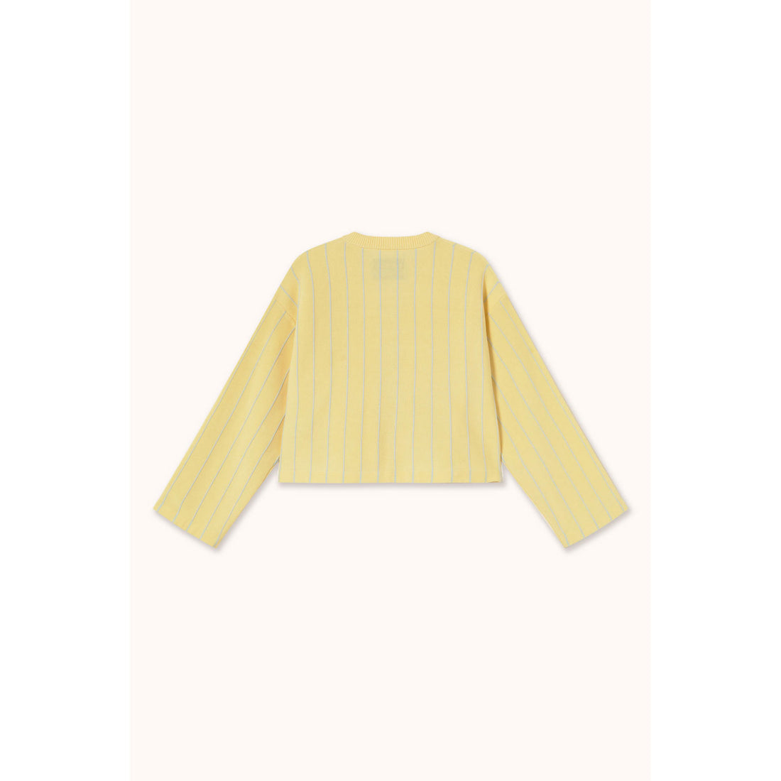 The Tiny Big Sister Dusty Yellow Striped Cardigan