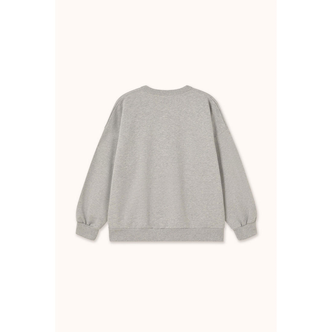 The Tiny Big Sister Light Grey Heather Sister Sweatshirt