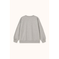 The Tiny Big Sister Light Grey Heather Sister Sweatshirt