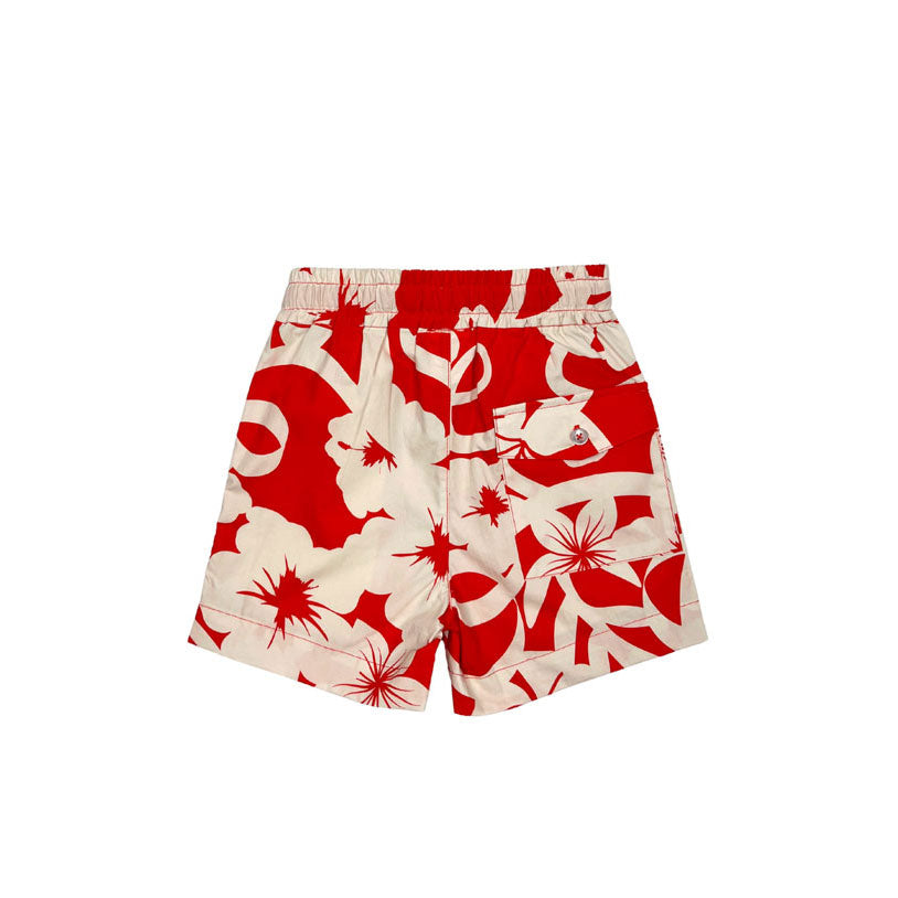 Tia Cibani Hibiscus Mix Surf Board Shorts