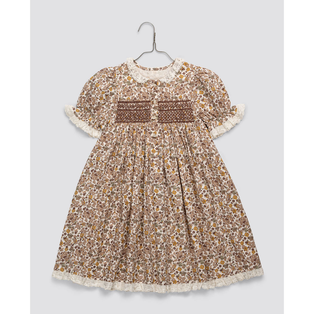 Little Cotton Clothes Yarrow Floral Elizabeth Dress