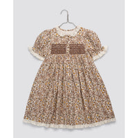 Little Cotton Clothes Yarrow Floral Elizabeth Dress