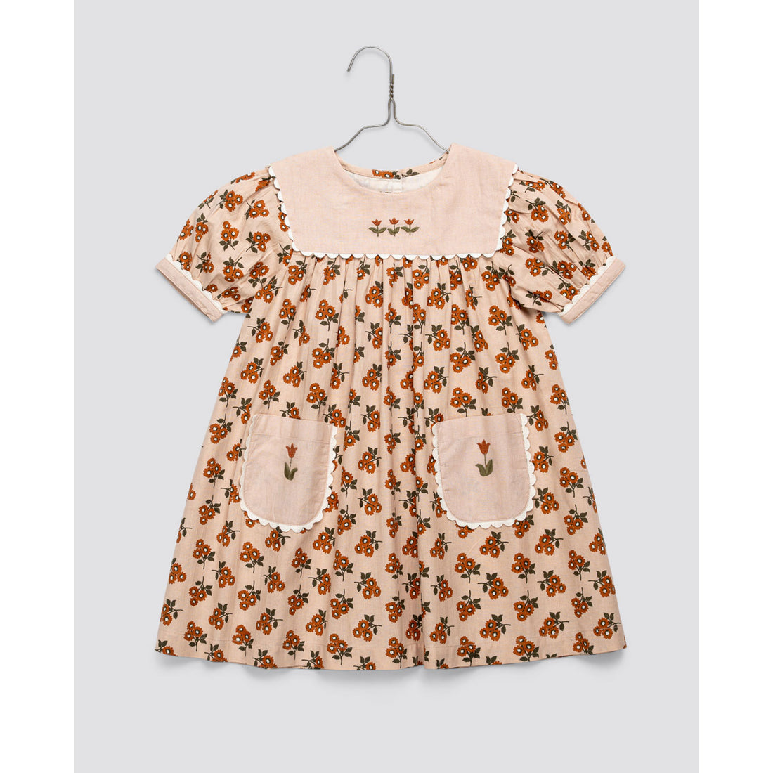 Little Cotton Clothes Marigold Floral Winnie Dress