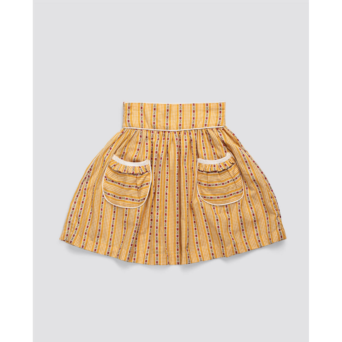 Little Cotton Clothes Buttercup Floral Birdie Skirt