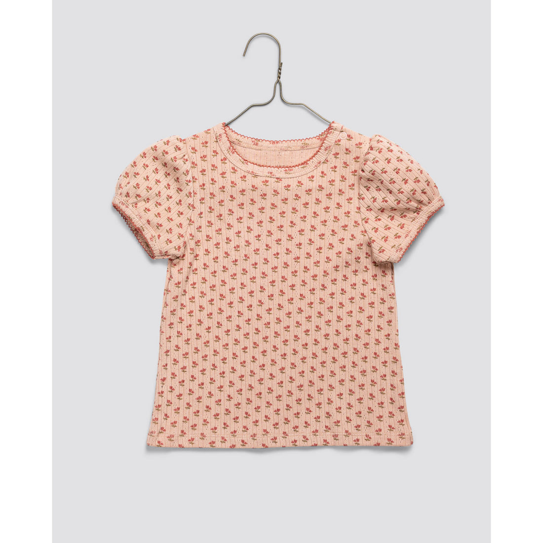 Little Cotton Clothes Tulip Floral Pointelle T-Shirt