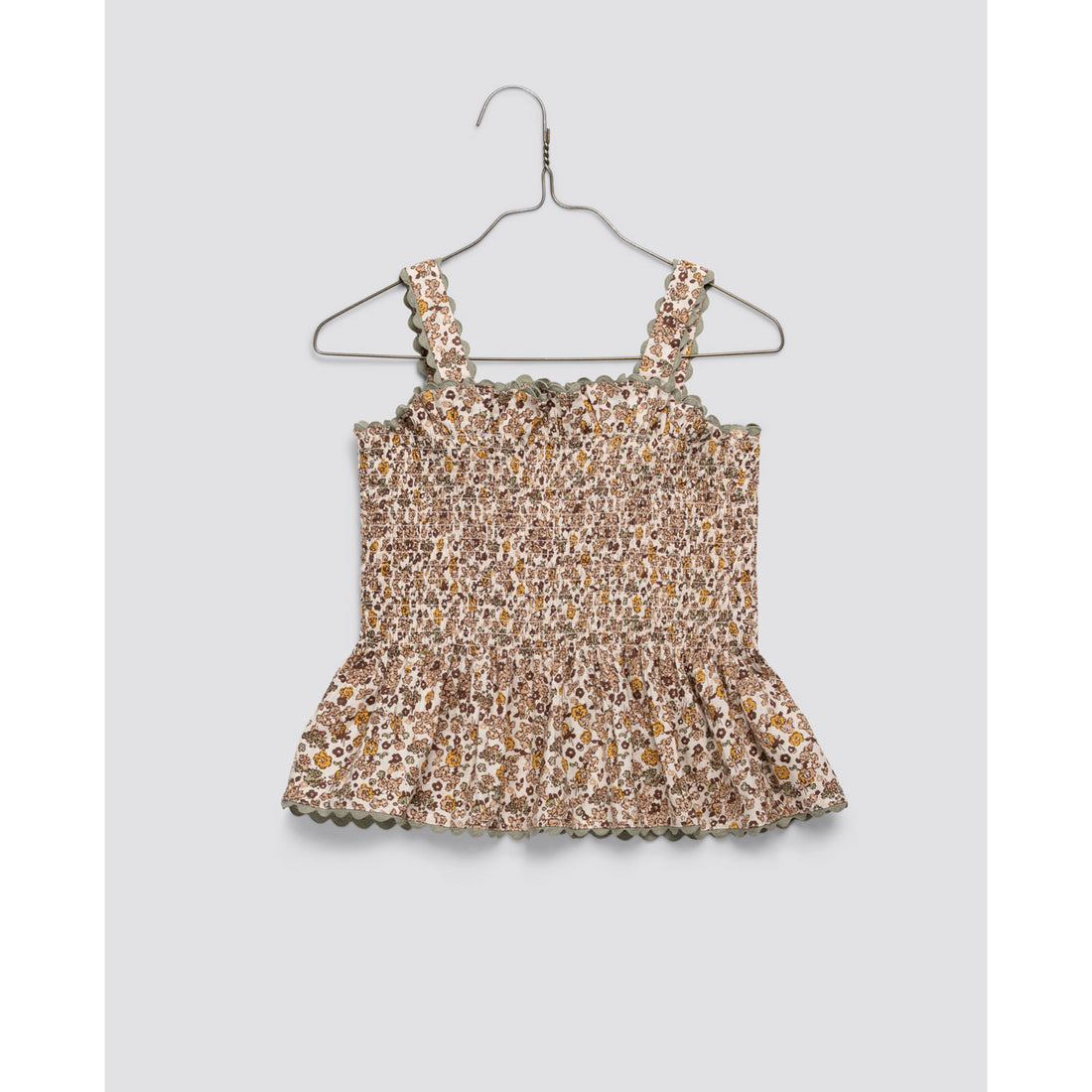 Little Cotton Clothes Yarrow Floral Fern Sun Top