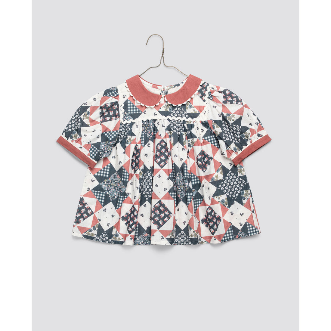 Little Cotton Clothes Patchwork Floral Juno Blouse
