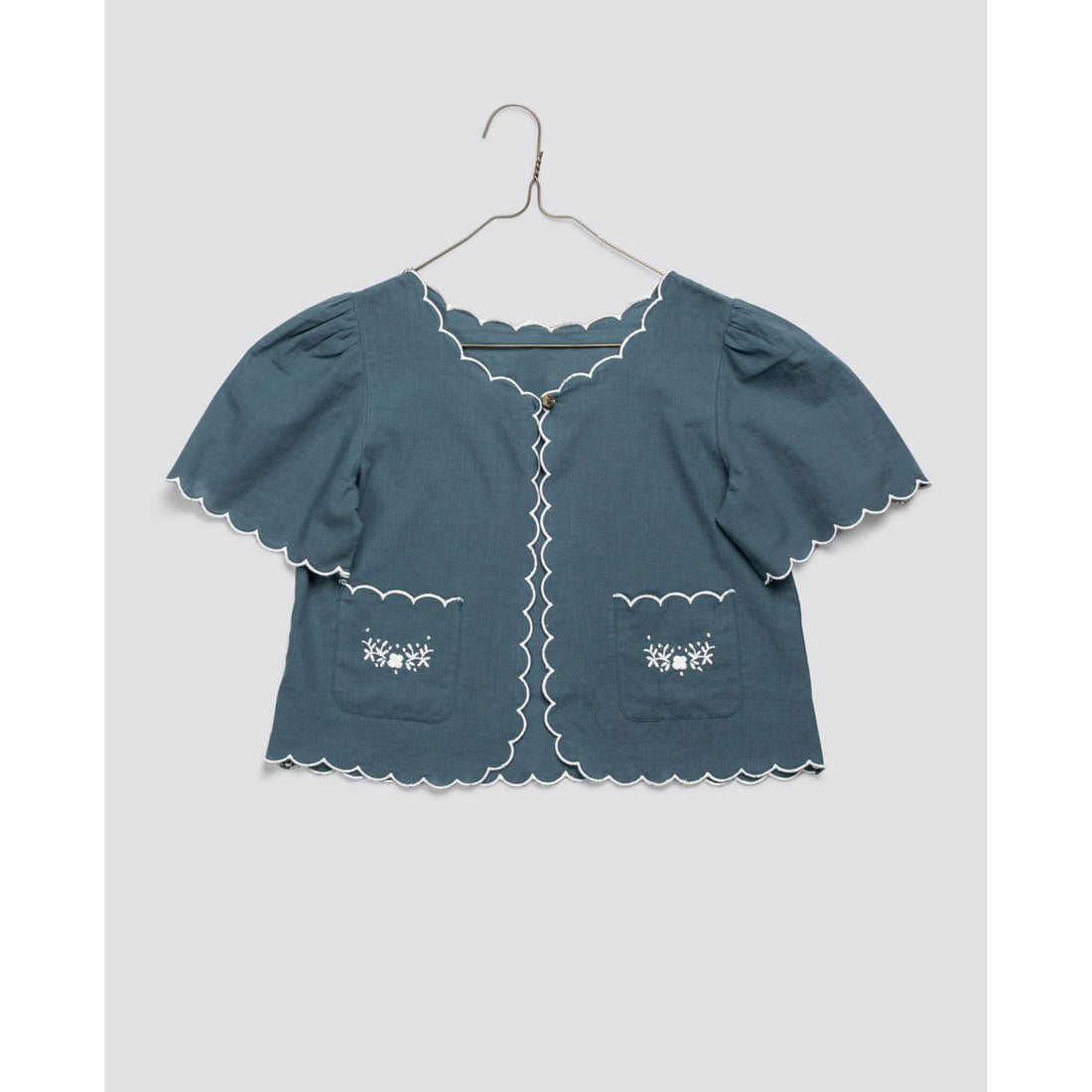 Little Cotton Clothes Pier Blue Flora Jacket