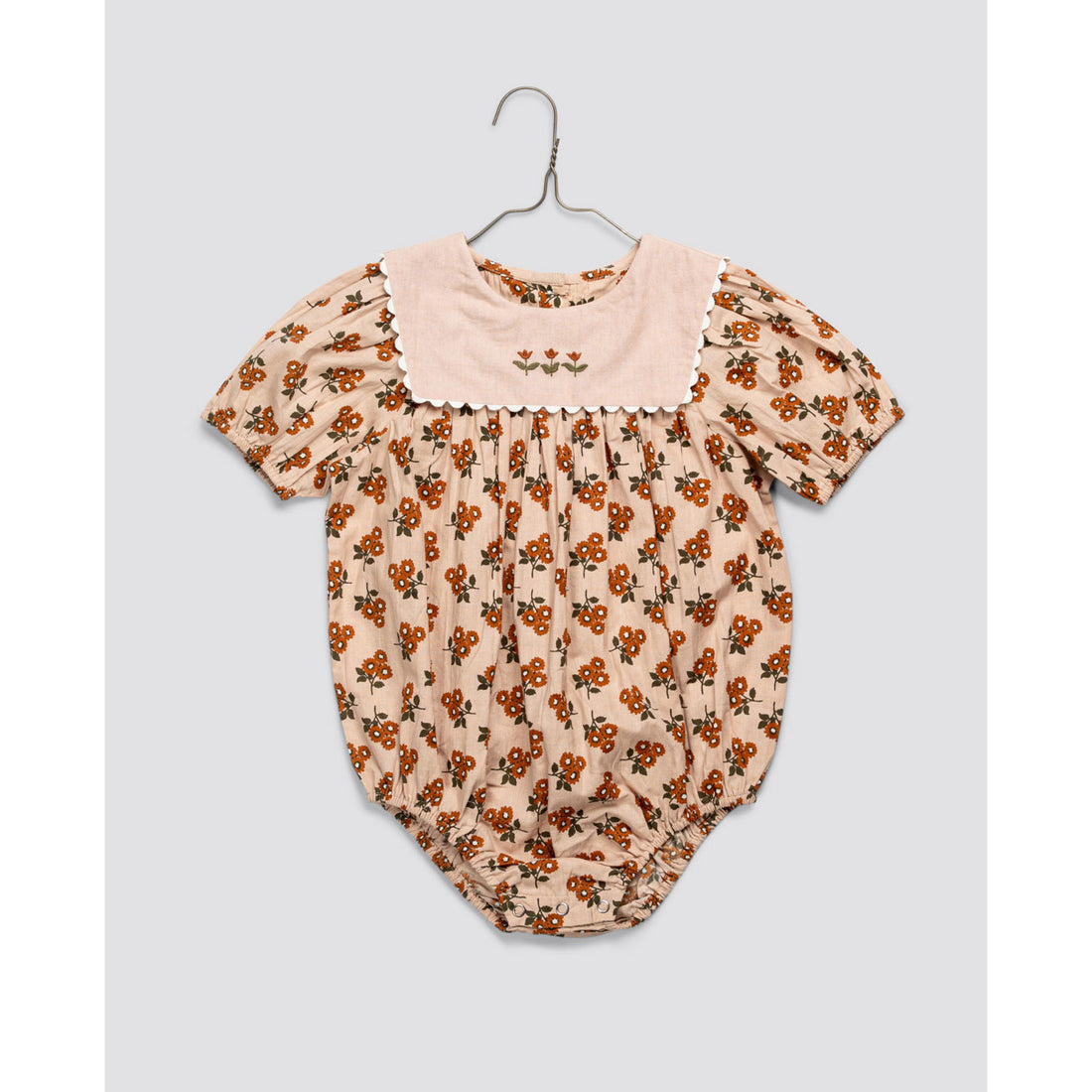 Little Cotton Clothes Marigold Floral Ivy Romper