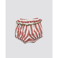 Little Cotton Clothes Raspberry Stripe Frilly Bloomers