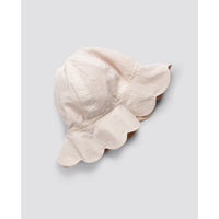Little Cotton Clothes Shell/Powder Scalloped Hat