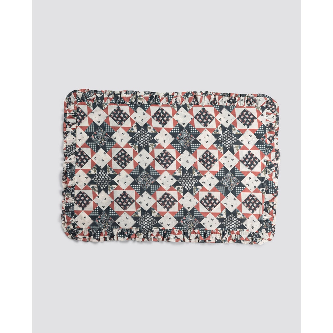 Little Cotton Clothes Patchwork Floral Pillowcase