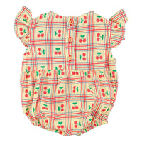 Piupiuchick Light Yellow Cherries All Over Romper