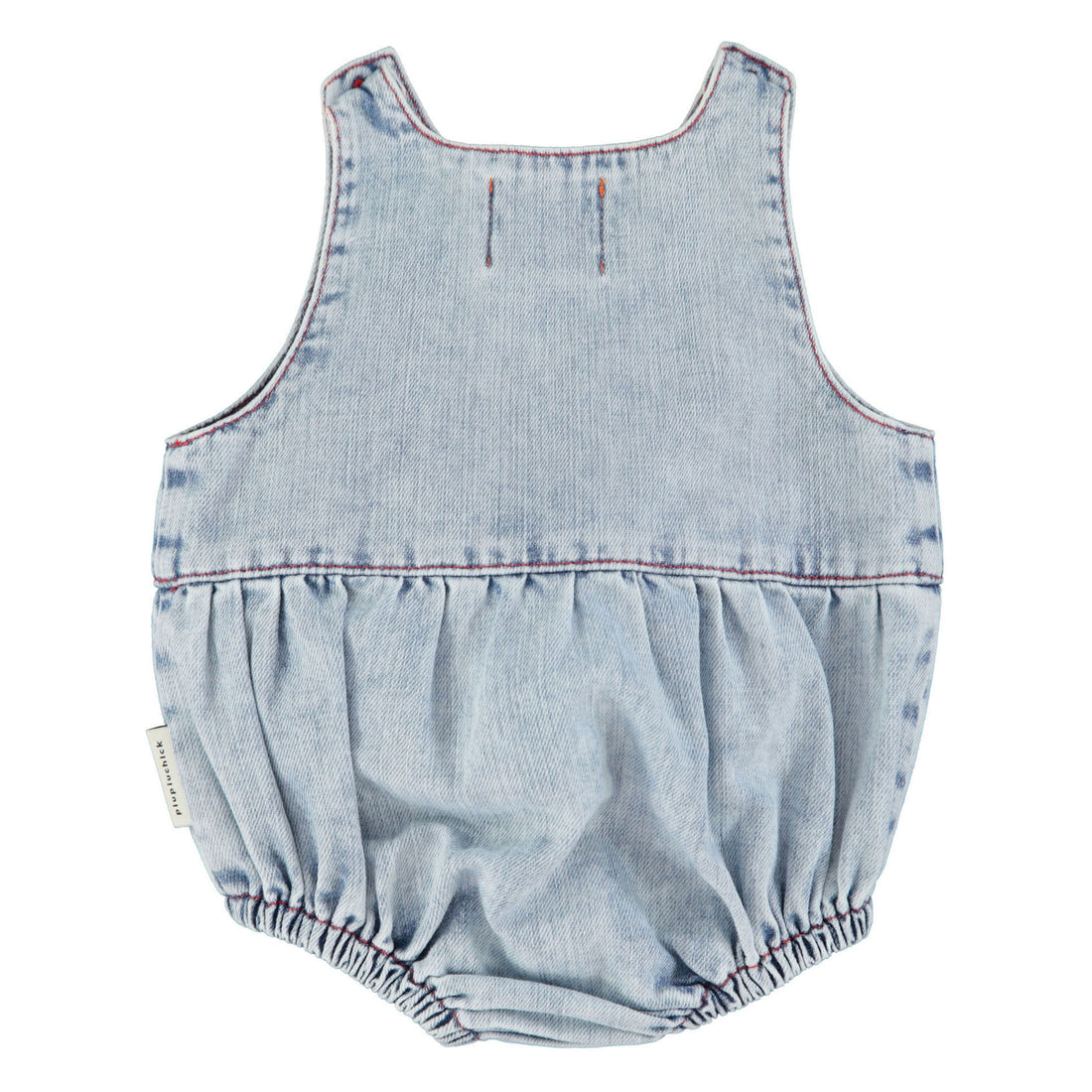 Piupiuchick Blue/Light Denim Romper