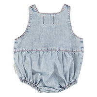 Piupiuchick Blue/Light Denim Romper