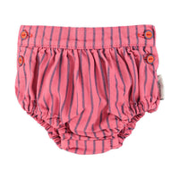 Piupiuchick Pink/Indigo Stripes Baby Shorties