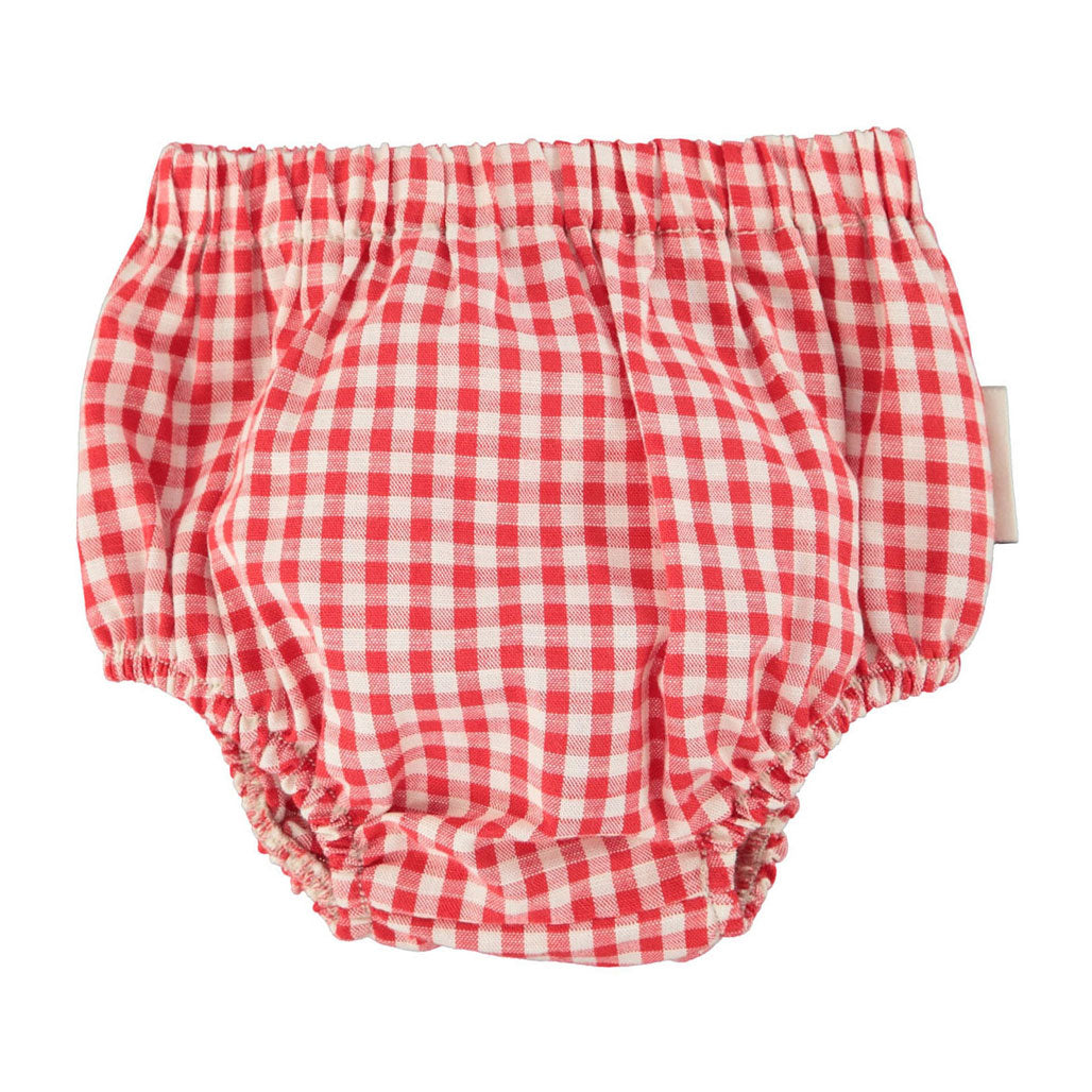 Piupiuchick Red/Ecru Checkered Bloomer