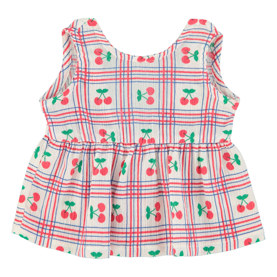 Piupiuchick Ecru Cherries All Over Top
