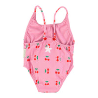 Piupiuchick Pink Cherries All Over Swimsuit