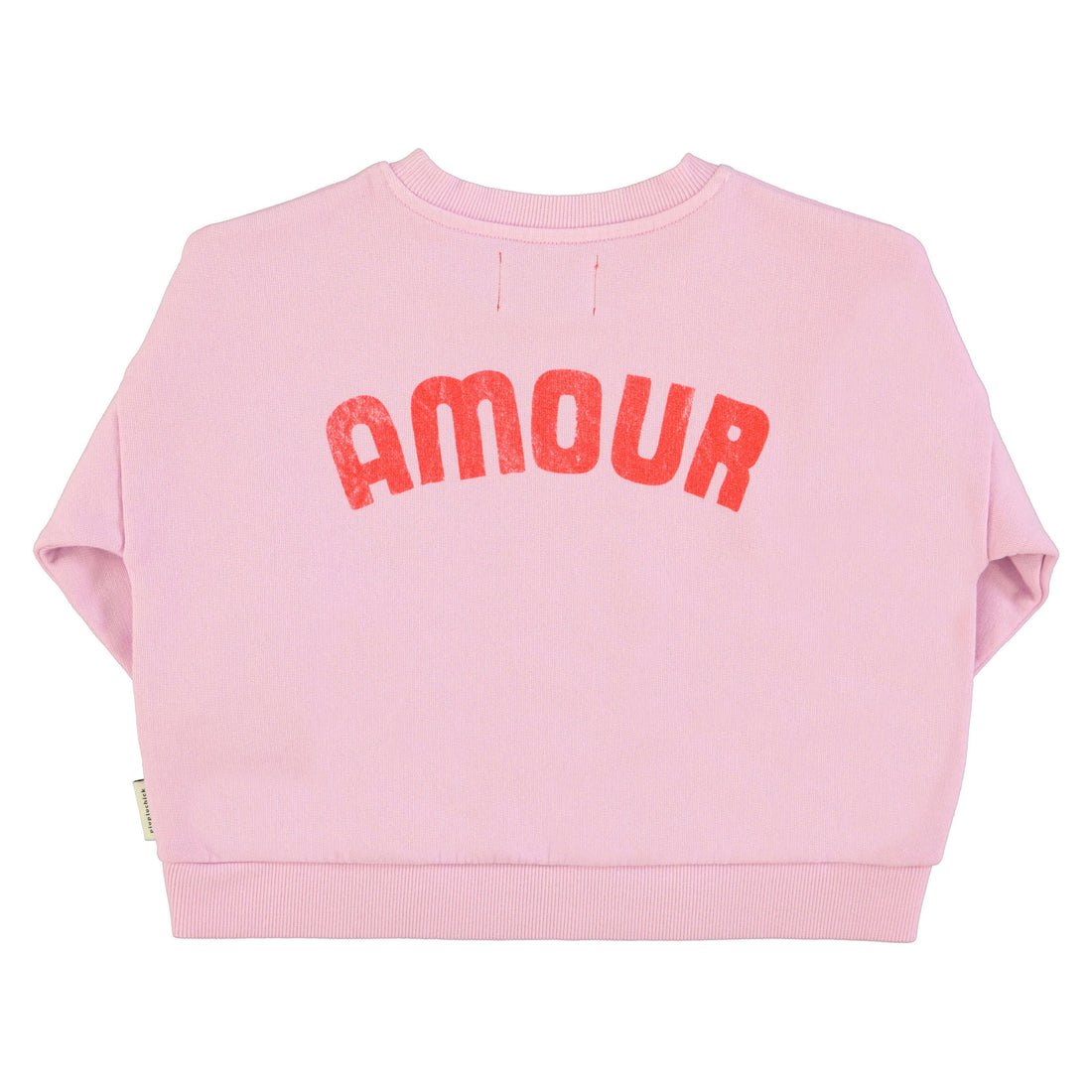 Piupiuchick Lilac/Red Heart Print Sweatshirt