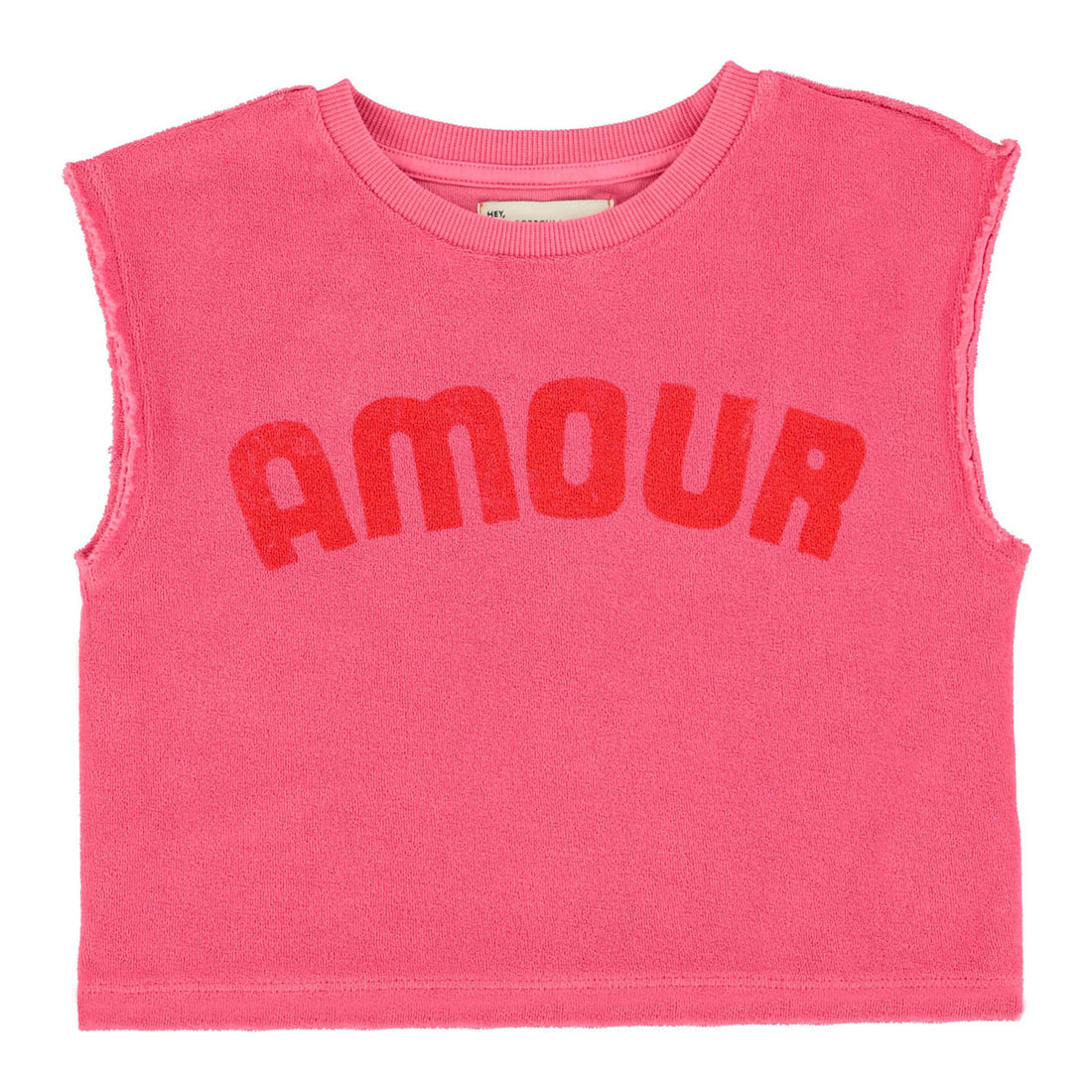 Piupiuchick Pink "Amour" Print Top