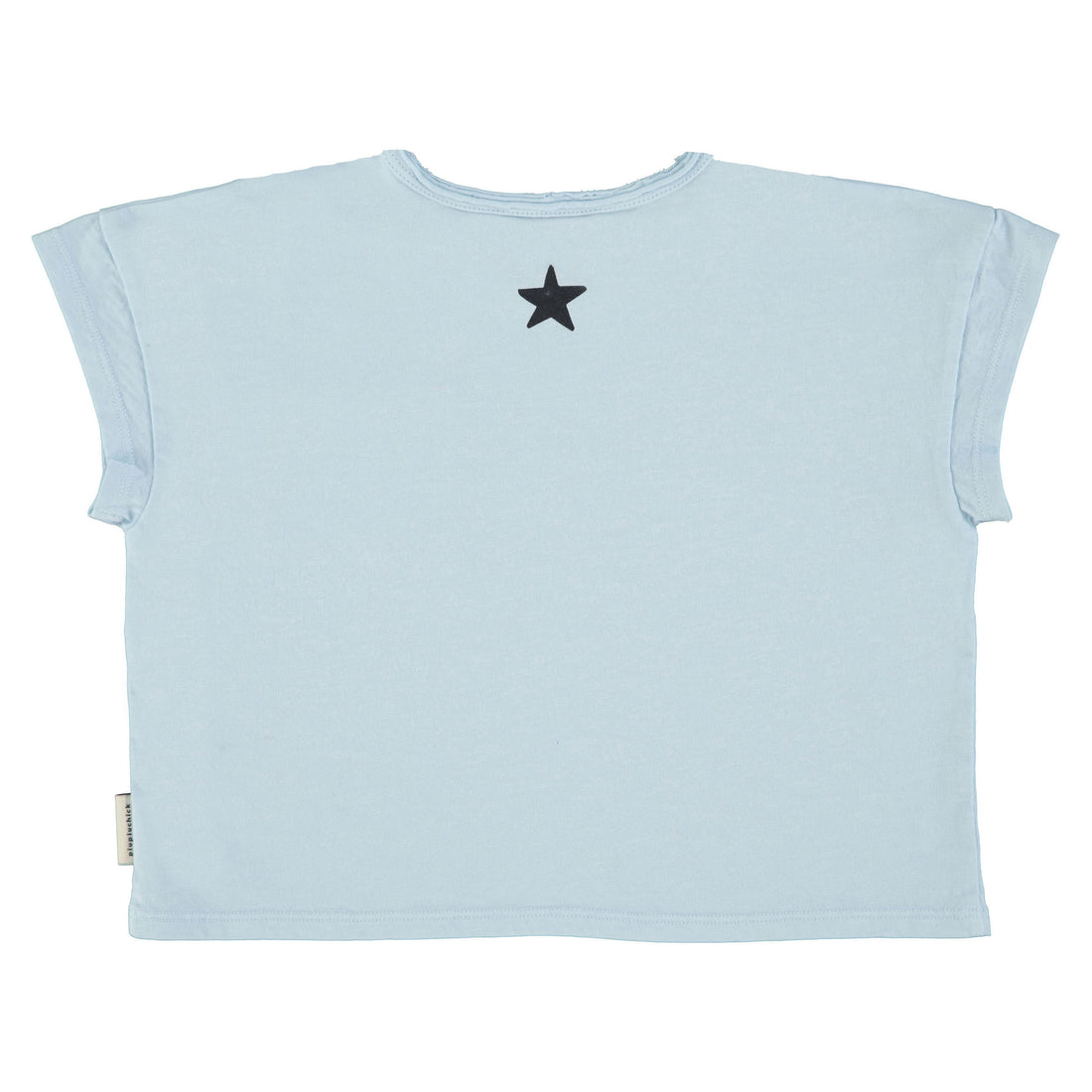 Piupiuchick Light Blue "Piupiuchick" Print T-Shirt