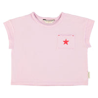 Piupiuchick Lilac "A" Print T-Shirt