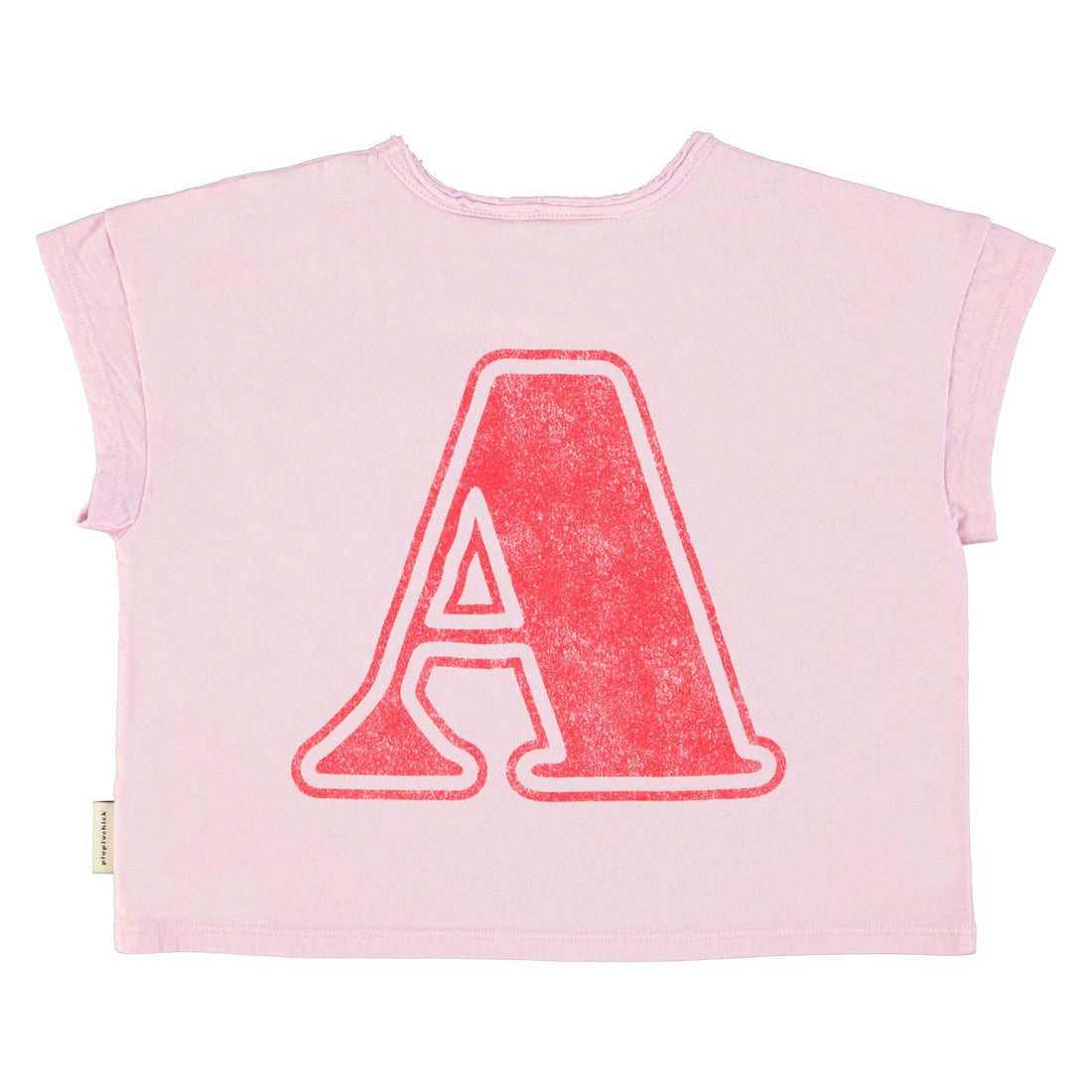 Piupiuchick Lilac "A" Print T-Shirt