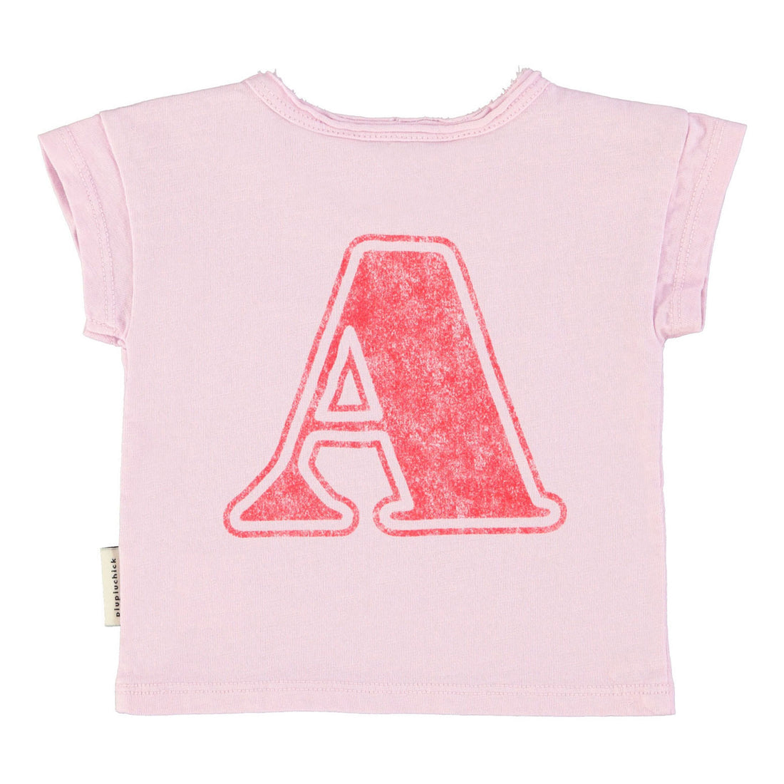 Piupiuchick Lilac "A" Print Baby T-Shirt