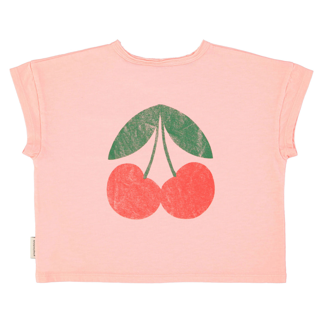 Piupiuchick Light Pink "Ma Cherie" Print T-Shirt