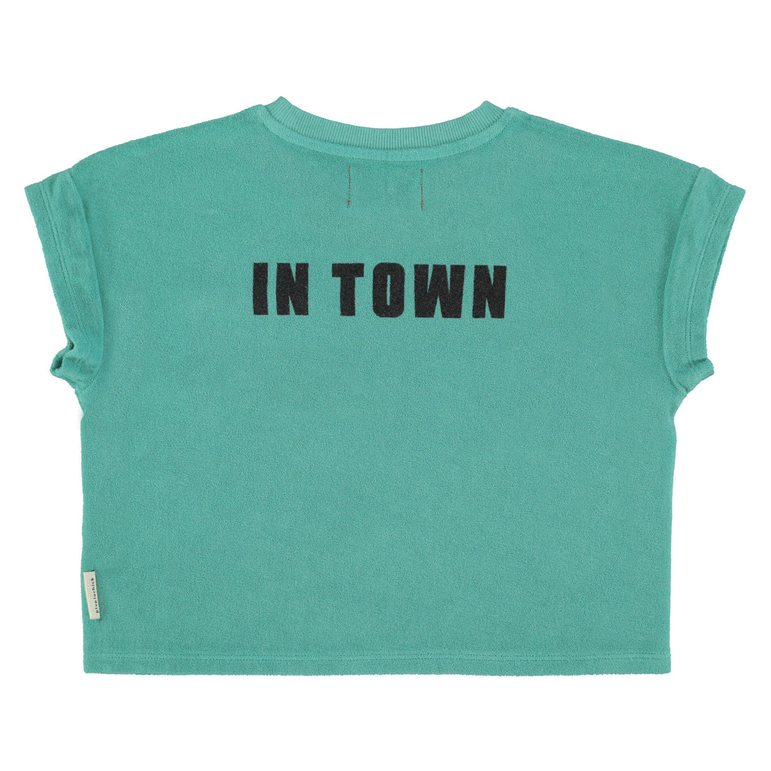 Piupiuchick Turquoise "Best Friend" Print T-Shirt