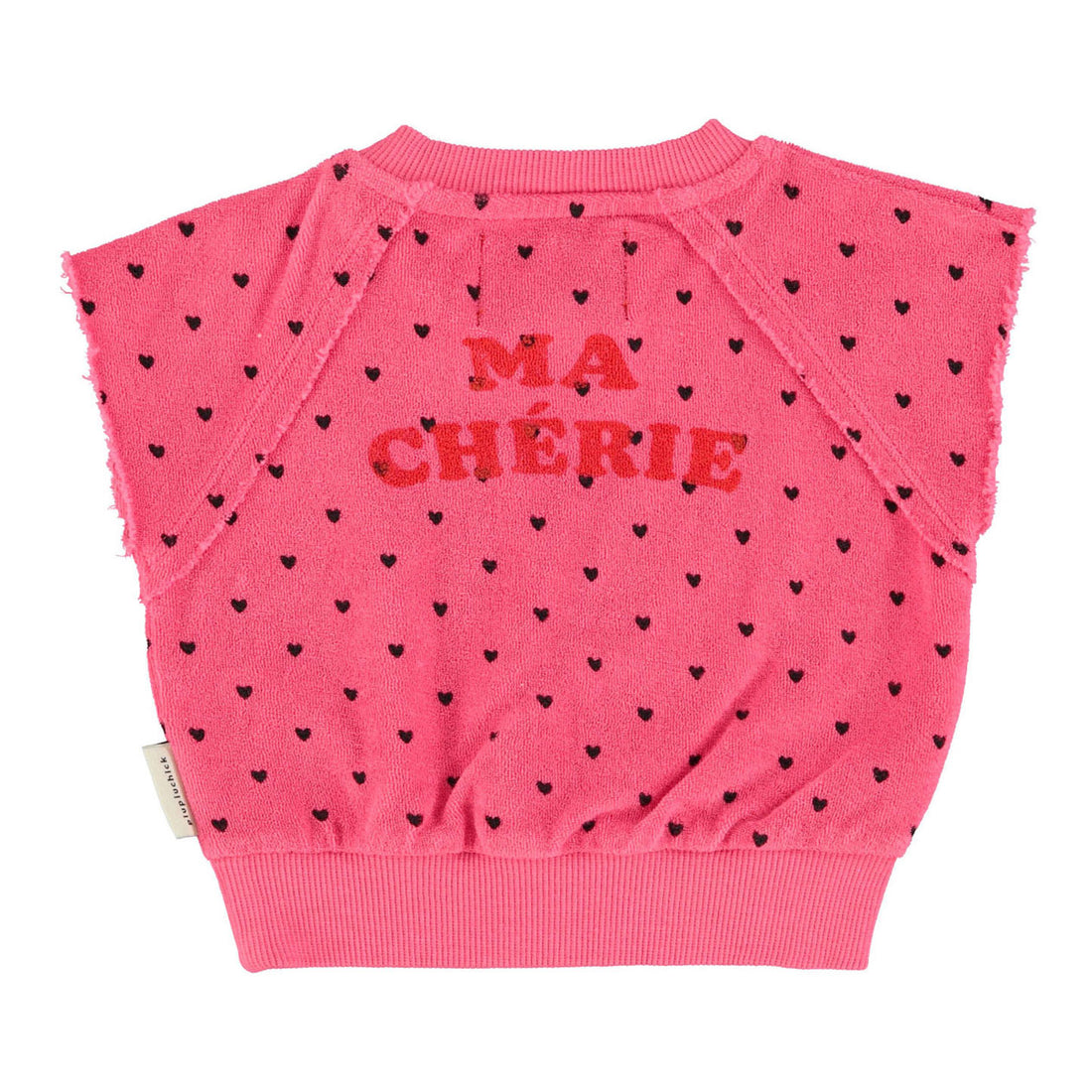 Piupiuchick Pink Cherry Print Sweatshirt