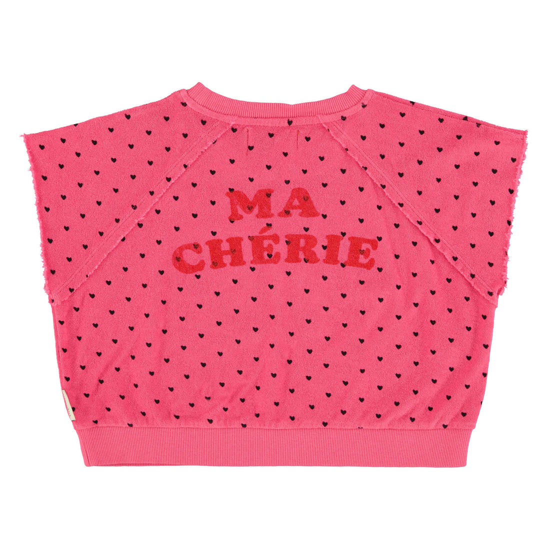 Piupiuchick Pink Cherry Print Sweatshirt