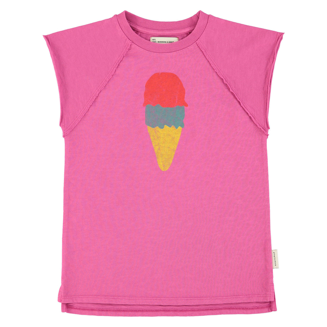 Piupiuchick Fuchsia Ice Cream Print Dress
