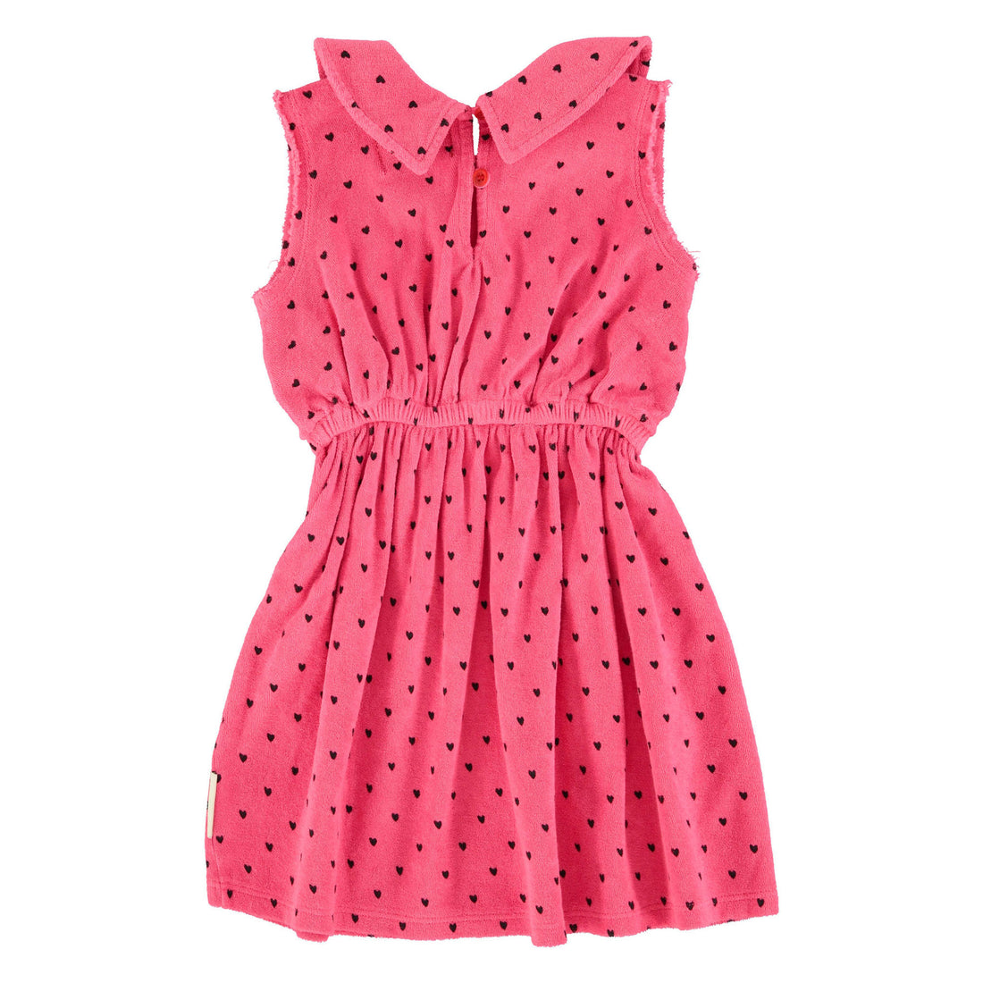 Piupiuchick Pink/Black Hearts All Over Dress
