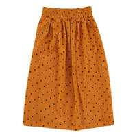 Piupiuchick Camel/Black Hearts All Over Long Skirt
