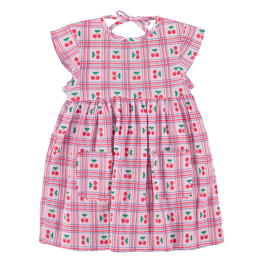 Piupiuchick Lilac Cherries All Over Dress