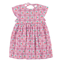 Piupiuchick Lilac Cherries All Over Dress