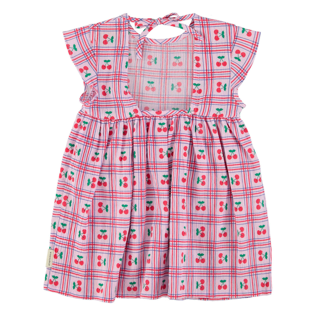 Piupiuchick Lilac Cherries All Over Dress